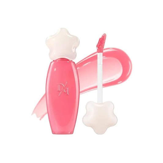 dasique Pure Water Lip Gloss #09 Pink Lemonade 0.09 oz | Variety of Colors | Dewy Gloss | Buildable Gloss Tesxture | Non-Sticky | K-beauty