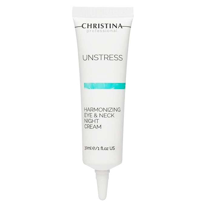 '-CHRISTINA- Unstress Harmonizing Eye & Neck Night Cream with Retinol | Overnight Skin Repair | Eye Cream Revitalizes, Nourishes, and Hydrates your Skin 1 fl. oz (30 ml)