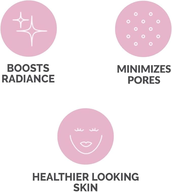 Brush Head Replacement Compatible with Clarisonic Mia 1, Mia 2, Mia Fit, 2 Pack, Radiance Facial Cleansing Brush