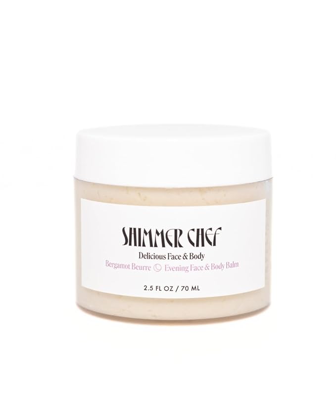 Bergamot Beurre Evening Face & Body Balm | Skin & Mind Skincare with Bergamot, Aloe, Shea & Mango Butters | Comforts & Hydrates | Promotes Relaxation for Radiant Skin | 2.5 oz