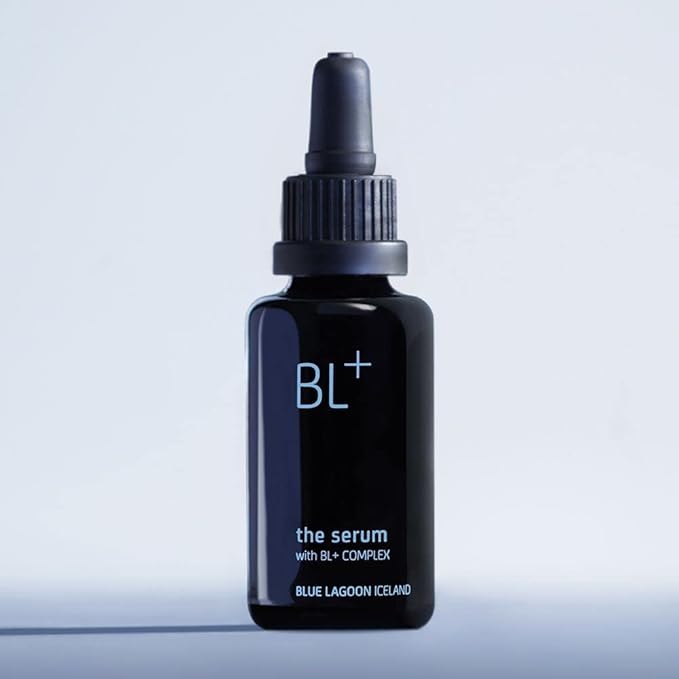 Blue Lagoon - BL+ The Serum Daily Anti-Aging Facial Treatment | Sustainable, Bioactive Luxury Skincare (Mini, 0.5 fl oz | 15 ml)