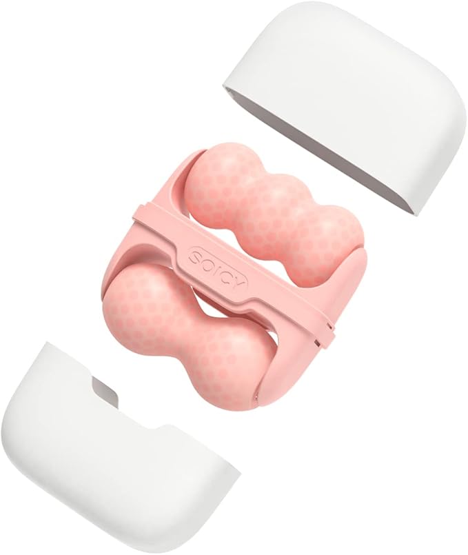 2 in 1 Cool Ice Roller for Face and Eye Facial Roller Personal Skin Care Tool with Carry Case to Reduce Puffiness and Relief Migraine, Pain. Women Mother Gift