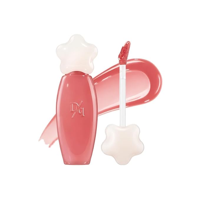 dasique Pure Water Lip Gloss #06 Fade Rose 0.09 oz | Variety of Colors | Dewy Gloss | Buildable Gloss Tesxture | Non-Sticky | K-beauty