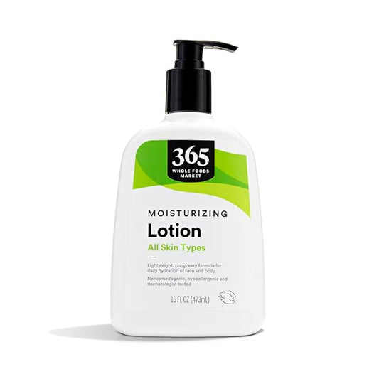 365 by Whole Foods Market, Moisturizing Lotion for Face & Body, All Skin Types, 16 Fl Oz