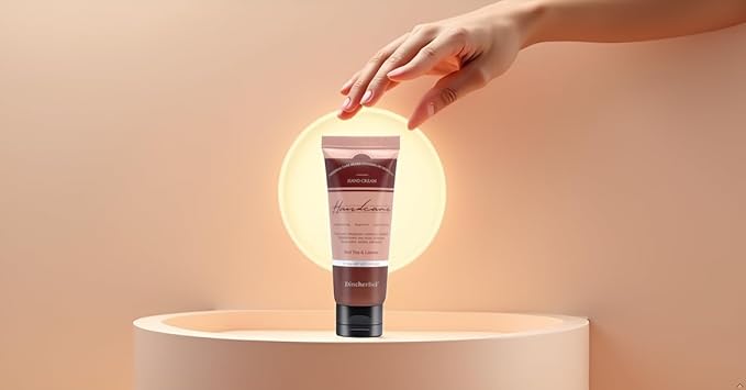 6 Pack Travel Size Hand Cream Set - 1 oz Moisturizing Lotion for Dry Cracked Hands, Red Tea & Leaves Scented Hand Lotion Gift for Women, Nurses, Teachers, Bridesmaids Gifts