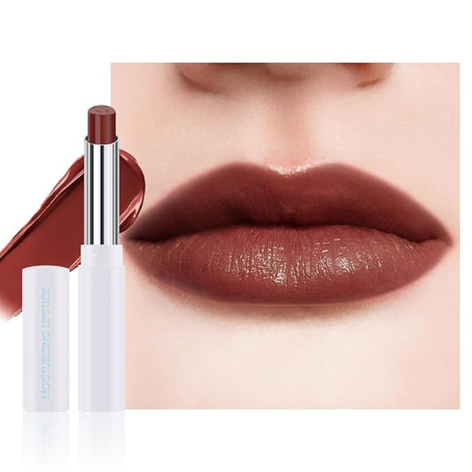 1Pcs Tinted Lip Balm Moisturizing Lipstick – Waterproof Hydrating Matte Lip Balm for Women, Creamy Natural Color Stain for Dry Lips, Soft Matte Finish with Subtle Scent (#05 Deep Cherry Brown)