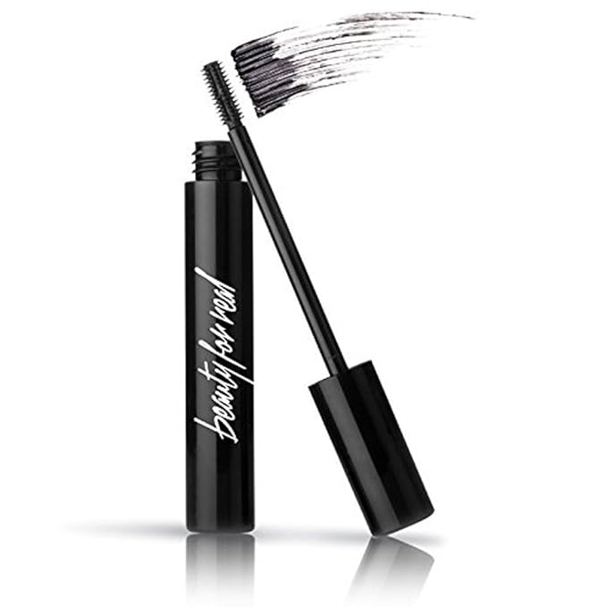 Beauty for Real Hi-Def Lengthening Mascara, Black, Smooth Finish, Smudge Proof, 0.31 fl oz