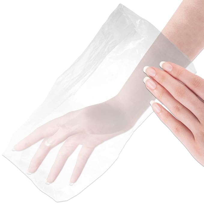 200 Counts - Ivy L Paraffin Hand & Foot Glove Bag Protectors Wax Works Thermal Mitt Liner Professional Cozy Liners Hand or Foot 15 x 10 Inches