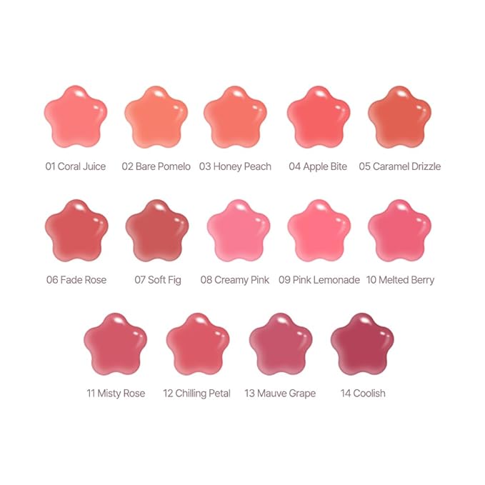 dasique Pure Water Lip Gloss #06 Fade Rose 0.09 oz | Variety of Colors | Dewy Gloss | Buildable Gloss Tesxture | Non-Sticky | K-beauty