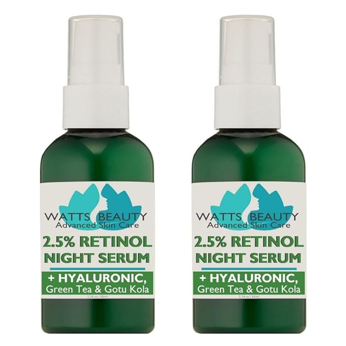 2.5% Retinol Serum with 50% Hyaluronic Acid - Anti Aging, Fine Lines, Wrinkles, Blemishes, Large Pores - No Parabens, No Animal Testing - 4.48oz