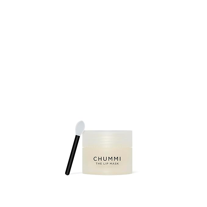CHUMMI LIP MASK - skincare for your lips - Luxurious overnight lip treatment in coconut, berry, and vanilla, blended with lip-softening plant butters and exfoliating berry extracts. (20g, Vanilla)
