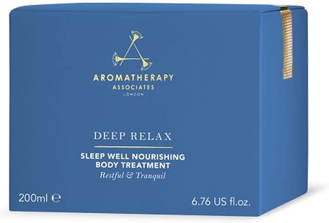 Aromatherapy Associates Deep Relax Body Treatment. Nourishing Body Cream for Soothed and Supple Skin. Made with Vetivert, Chamomile and Sandalwood Essential Oils (6.76 oz)