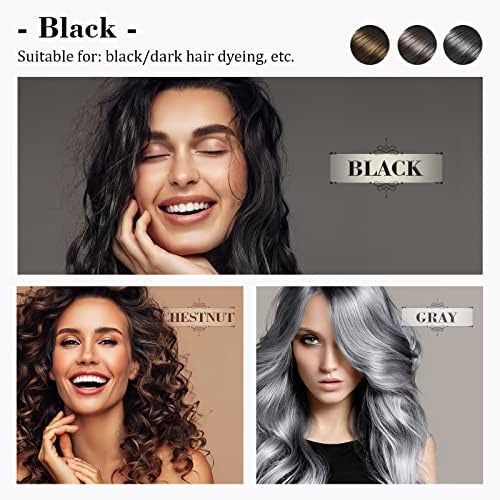 3D Waterproof Microblading Eyebrow Pen 4 Fork Tip Tattoo Pencil, Long-Lasting Brow Microfilling Eyebrow Pen, Easy to Use Microblade Eyebrow Pencil Eyebrow Brush (Black)