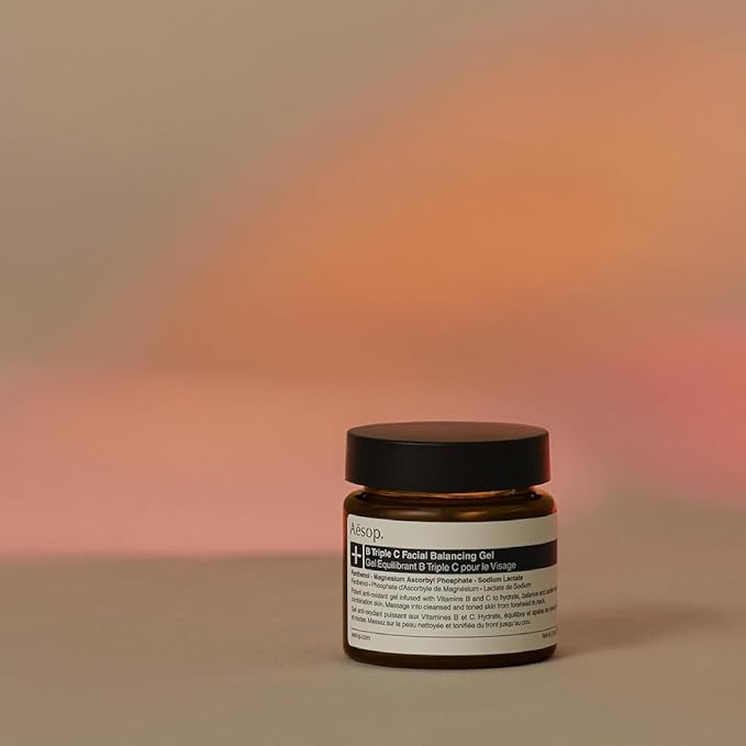 Aesop B Triple C Facial Balancing Gel | Anti-Oxidant Gel Infused With Vitamin B And Vitamin C | Replenish, Soften, Balance Skin | 2.1 oz / 60mL
