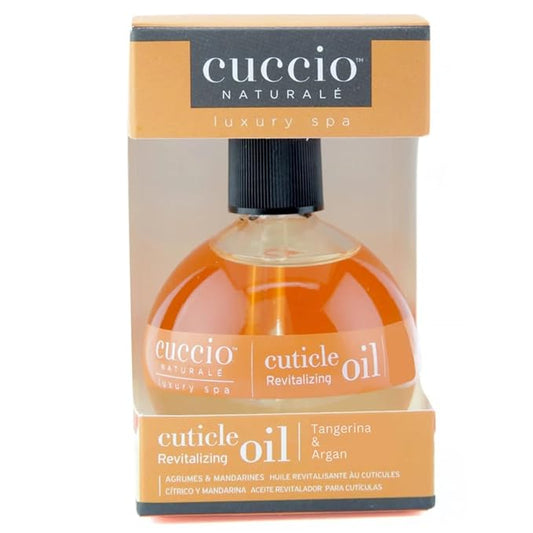 Cuccio Naturale Tangerina & Argan Cuticle Oil 2.3 oz – Revitalizing Vitamin-Enriched Nail & Cuticle Treatment, Deep Hydration with Non-Greasy Lightweight Formula