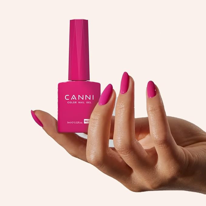 CANNI 30Pcs 9ML Hema-free Gel Nail Polish Set,Dark Red Hot Pink Purple Brown Burgundy Red Jelly Gel Polish Kit Soak Off LED Nail Polish Set Nail Art Starter Manicure Salon DIY at Home