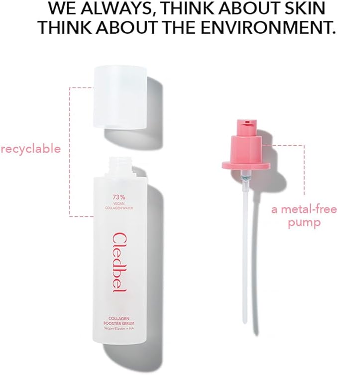 Collagen Booster Serum, Firming, Plumping & Hydrating Serum, Hyaluronic Acid, Peptides, Elastin, for All Skin, Korean Skincare, Paraben-Free,150ml/ 5.07fl. Oz,