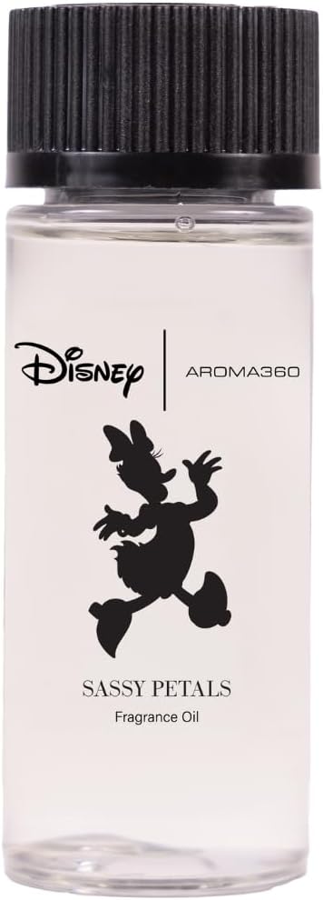 Aroma360 | Disney | Sassy Petals Fragrance Oil Blend | Daisy Duck | Luxury Aromatherapy Scent Diffuser Oil | Bergamot, Rose and Amber 1.7 fl oz, 50 mL