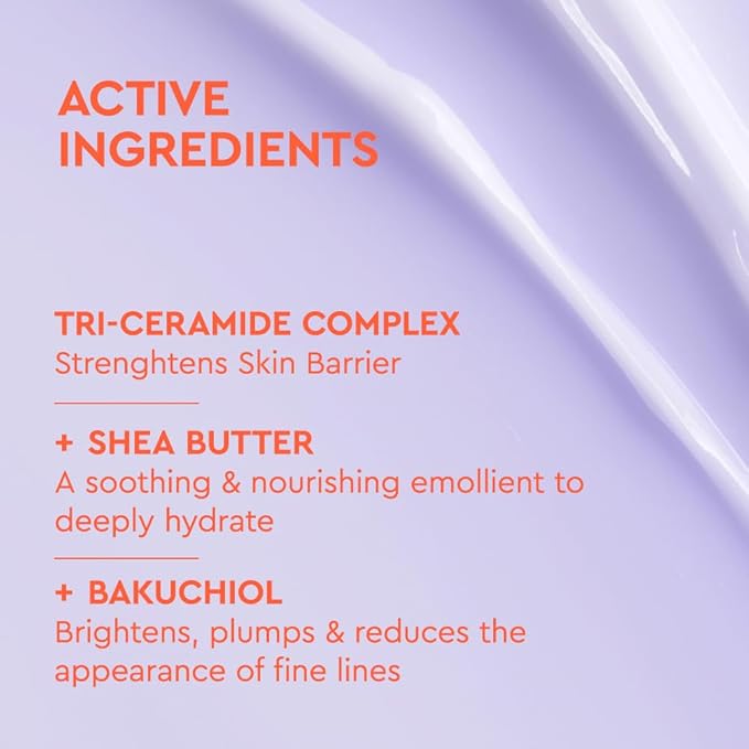 BYOMA Moisturizing Rich Cream - Barrier Repair Cream Face Lotion with Bakuchiol & Shea Extract - Ceramide Face Moisturizer for Dry Skin - Anti Wrinkle, Alcohol Free Face Moisturizer - 1.69 fl.oz