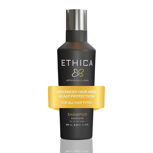Sulfate-Free Salon-Grade Anti-Aging Moisturizing Shampoo, Hypoallergenic Scalp & Hair Growth Formula, For All Hair Types - Paraben Free, Gluten Free, Fragrance Free, 8.45 oz