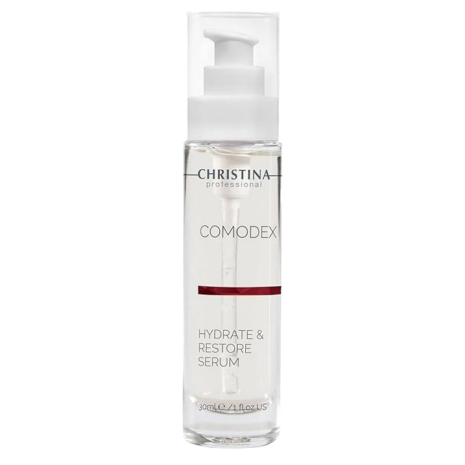 Christina Comodex Hydrate & Restore Serum with Hyaluronic Acid - 30ml - Facial Hydrating Serum to Regenerate & Rejuvenate - For Dehydrated Oily, Open Pores, Combination, & Nomal Skin