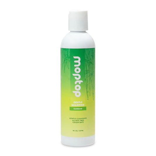 MopTop Gentle Shampoo – Every Day Curly Hair Shampoo, Improves Moisture & Reduces Frizz, Sulfate & Paraben Free Hair Care for Straight, Wavy, Curly, Coily Hair (Bamboo, 8oz)