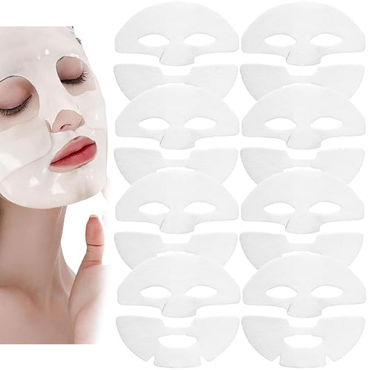 Bio Collagen Face Mask 8Pcs, Bio-Collagen Deep Mask Overnight, Korean Face Mask Pure Collagen Films Deep Hydrating Firming Lifting Anti Wrinkle Hydrogel Mask Skincare (8Pcs)