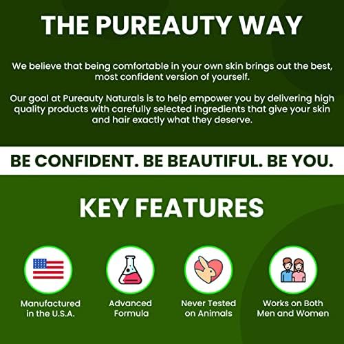 Biotin Hair Growth Serum Advanced Topical Formula To Help Grow Healthy, Strong Hair Suitable for Men and Women of All Hair Types Hair Loss Support By Pureauty Naturals 2 Fl Oz (Pack of 1)