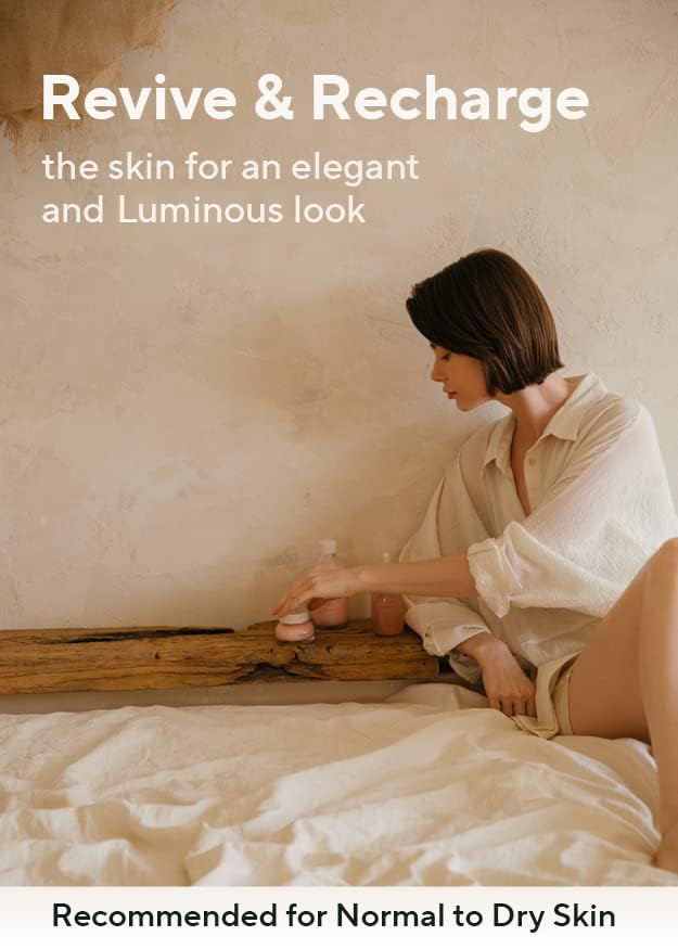 AROMATICA Reviving Rose Infusion Serum, Vegan, Vitality, Rejuvenating Hydration Serum for Dry Skin | with Damask Rose Water and Oil (3.38oz / 100ml)