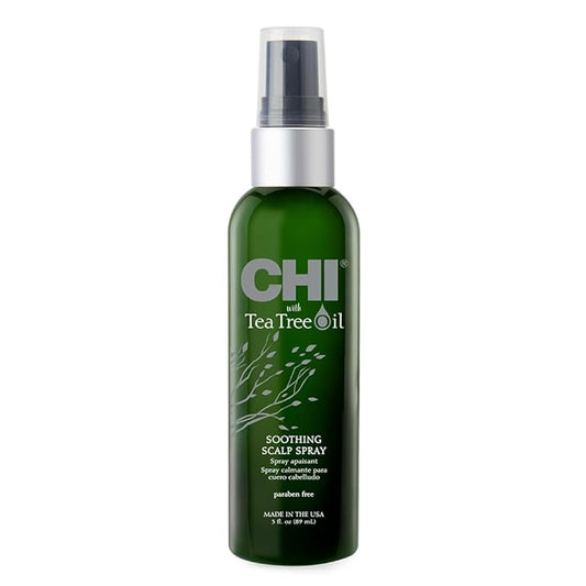 CHI Tea Tree Oil Soothing Scalp Spray, Moisturizing Spray For Relieving Irritation & Itching, Sulfate, Paraben, & Cruelty-Free, 3 Oz
