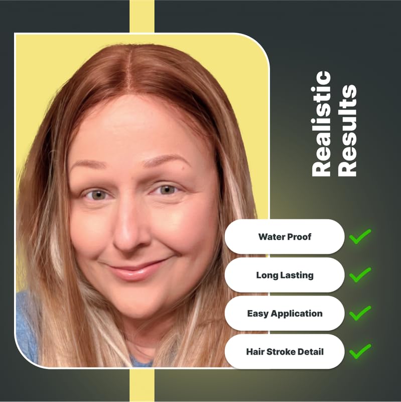 20 Pairs Medium Brown Temporary Eyebrow Tattoos, Waterproof and Smudge-Proof Medium Sassy Swerve Style Realistic Eyebrow Stickers for Women, Easy to Apply, Won't Work on Existing Brows