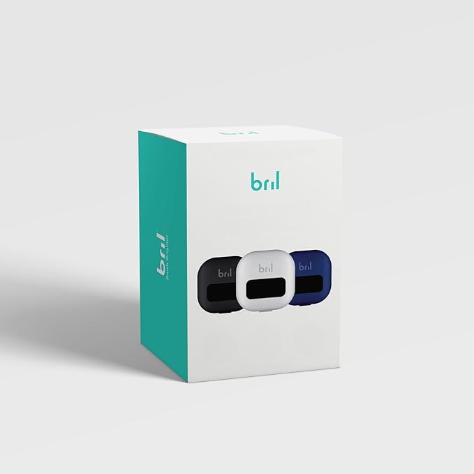 Bril UV-C Toothbrush Sanitizer, Portable Cleaner, Travel Cover, Magnetic Holder, and Rechargeable Case for Any Size Toothbrush, Multi-Pack