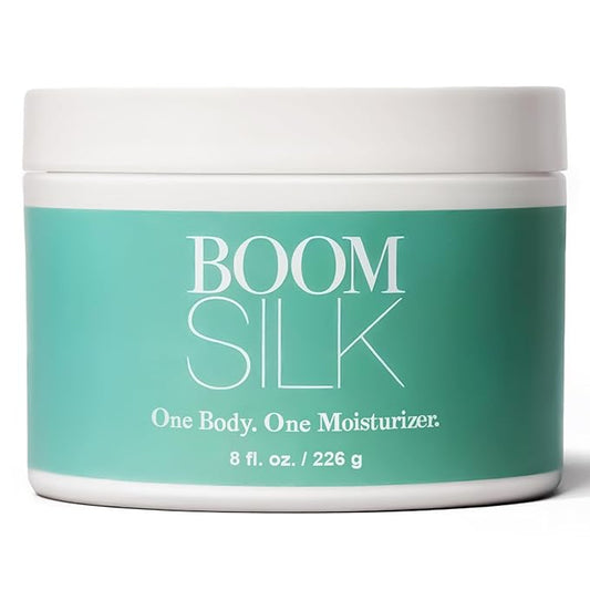 Boomsilk ® Face Moisturizer Cream, Rejuvenating Face Lotion & Facial Moisturizer for Mature Skin with Olive Oil, Beeswax & Honey, Hydrating Body Lotion for Women, Boom Beauty by Cindy Joseph, 8 oz