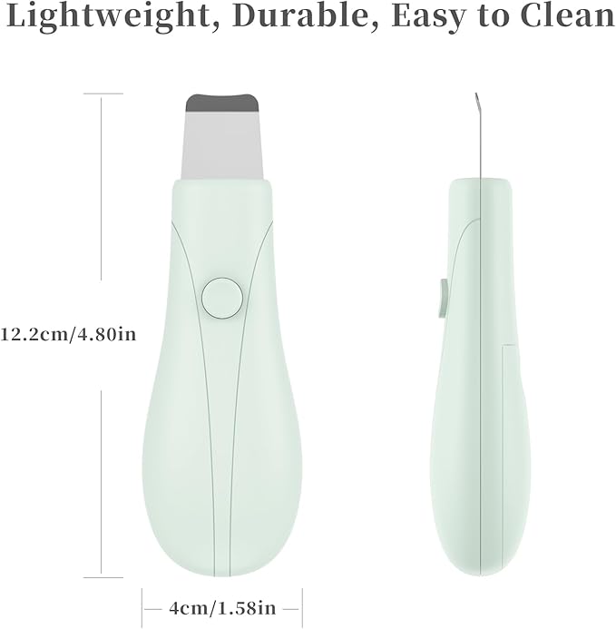 Blackhead Remover Tools, Black Head Remover for Face and Nose, Skin Scrubber Face Spatula Deep Pore Cleaner for Daily Skin Care, Skin Care Tools for Men and Women, Whitehead Removal (Green)