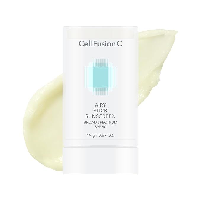Cell Fusion C Airy Stick Sunscreen, Broad Spectrum SPF 50 + Phyto PDRN, Semi-matte & No White Cast, Korean Suncreen Stick, 50ml / 1.69 fl.oz