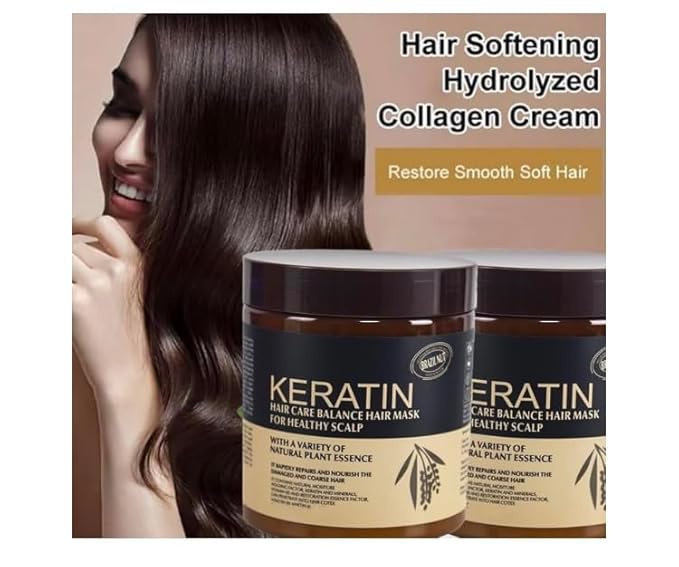 BY SKYMIKU Hair Treatment Deep Repair Conditioning Argan Oil Collagen Hair Mask Essence for Dry Damaged Hair Treatment and Mask, for Dry & Damaged (1000 ml)