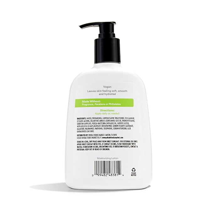 365 by Whole Foods Market, Moisturizing Lotion for Face & Body, All Skin Types, 16 Fl Oz