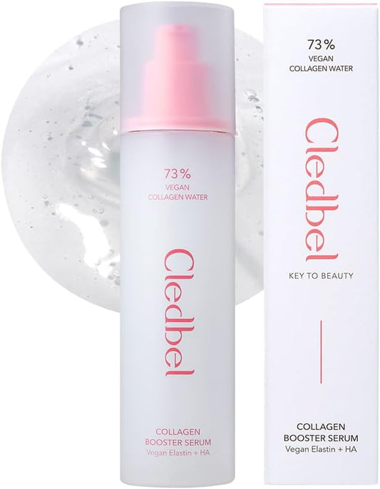 Collagen Booster Serum, Firming, Plumping & Hydrating Serum, Hyaluronic Acid, Peptides, Elastin, for All Skin, Korean Skincare, Paraben-Free,150ml/ 5.07fl. Oz,