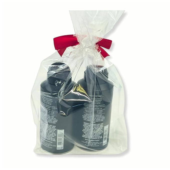 Bath & Body Works Men's Collection Deodorizing Body Spray - NOIR - Gift Pack for Holiday - Lot of 2