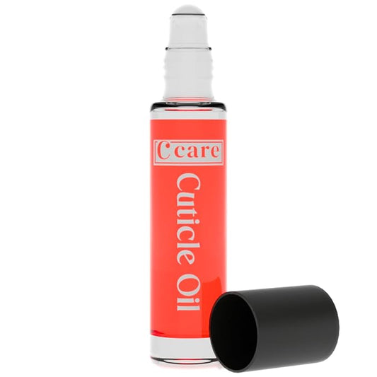 C CARE Pomegranate and Fig Roll-On Cuticle Oil | Natural Revitalizing Hydrating Nail Oil | Repaires Cuticles Overnight | Remedy For Damaged Skin And Thin Nails | Paraben Cruelty Free Formula | 10ml