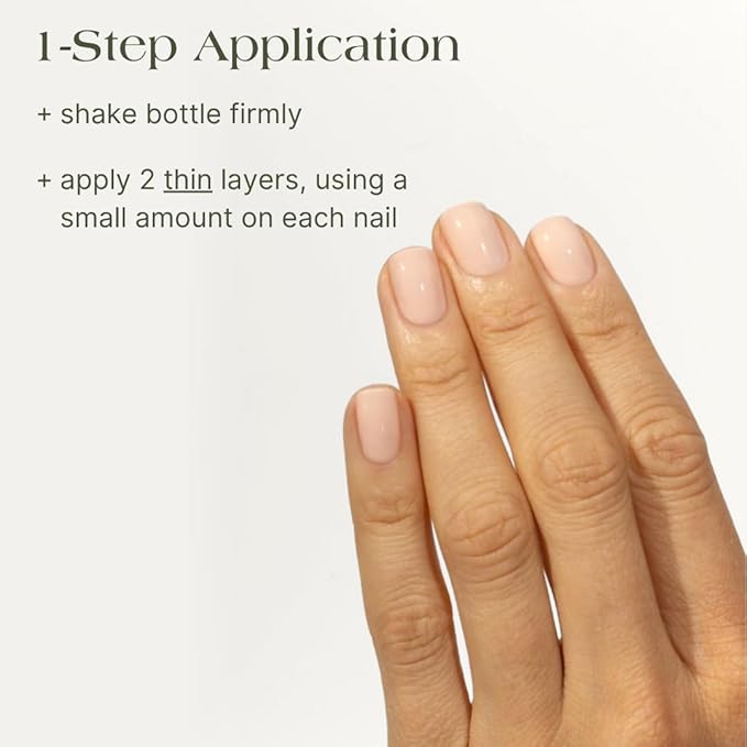 Botanist The Remedy | Nail Strengthening Polish | Repairs & Hardens Nails Damaged from Acrylics, Dip & Gel Manicures | Non-Toxic, 84% Plant Based, 21-Free & Vegan (Cherry Blossom)