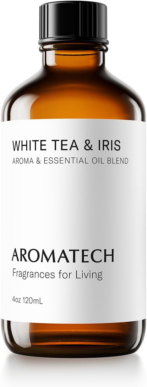 AromaTech White Tea & Iris for Aroma Oil Scent Diffusers - 120 Milliliter