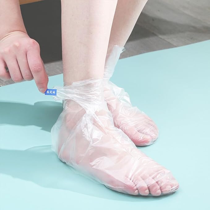 400 PCS Plastic Hand and Foot Bags Paraffin Wax Machine for Hand and Feet Paraffin Baths Gloves for Hand, Foot Covers Pedicure Bags for Feet Thermal Therabath Hot Wax Therapy