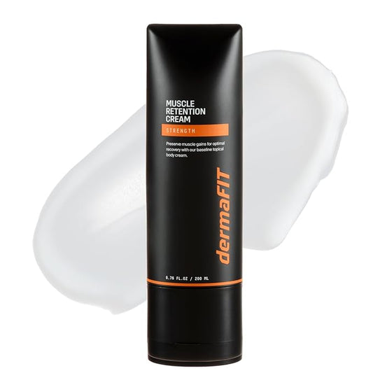 Strength Muscle Maintenance Body Cream - Post Workout Prevents Muscle Loss for Men & Women, Muscle Retention Cream, 200ml, No Artificial Fragrance, M.A.X. Tech, Topical Analgesic for Muscle