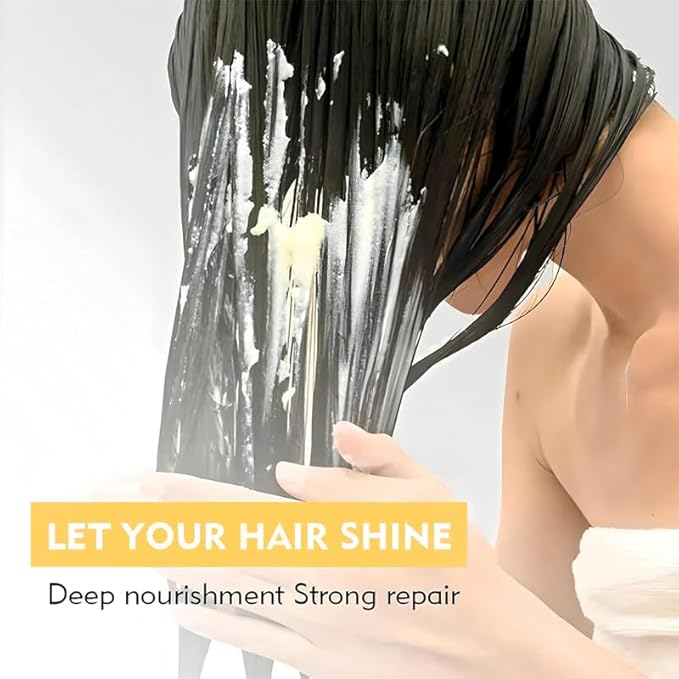 Caviar Essence Hair Mask, Deep Repair Conditioning Treatment for Dry or Damaged Hair, Enriched Collagen, Vitamins and Proteins, Repair Hair Soft and Shiny, 8.45 oz 250ml