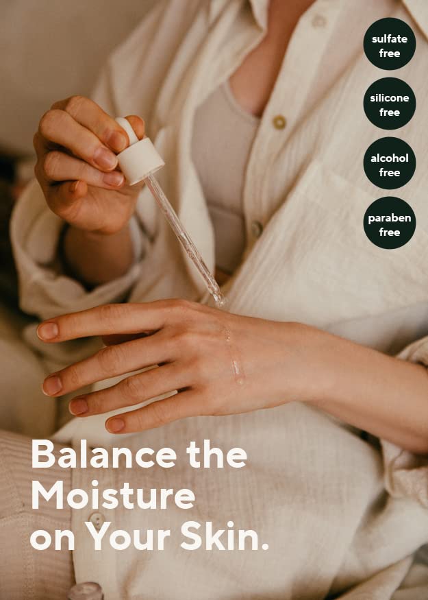 AROMATICA Reviving Rose Infusion Serum, Vegan, Vitality, Rejuvenating Hydration Serum for Dry Skin | with Damask Rose Water and Oil (3.38oz / 100ml)