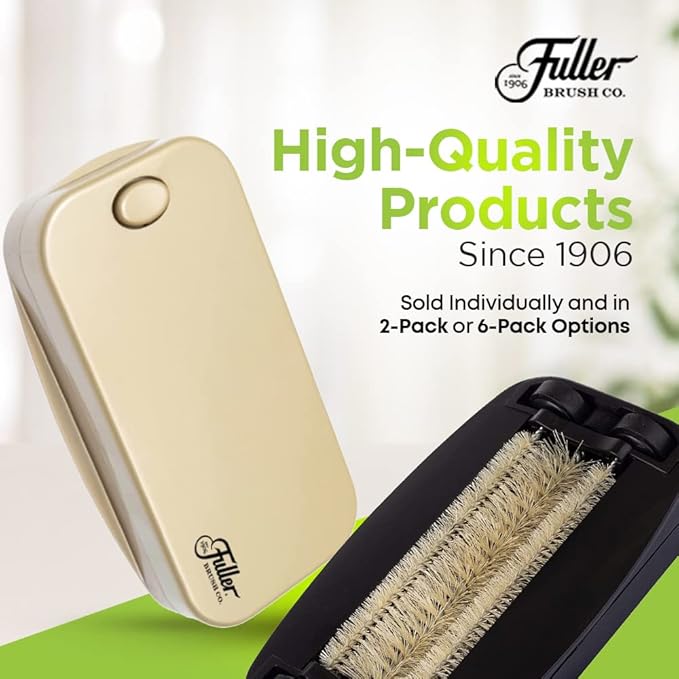 Fuller Brush Premium Table Tidy - Portable Handheld Crumb Remover Sweeps Crumbs & Dry Spills on Fabric Tablecloth Placemats & Tabletop Surfaces Comes in 3 Colors Available in Singles & Packs of 2 or 6