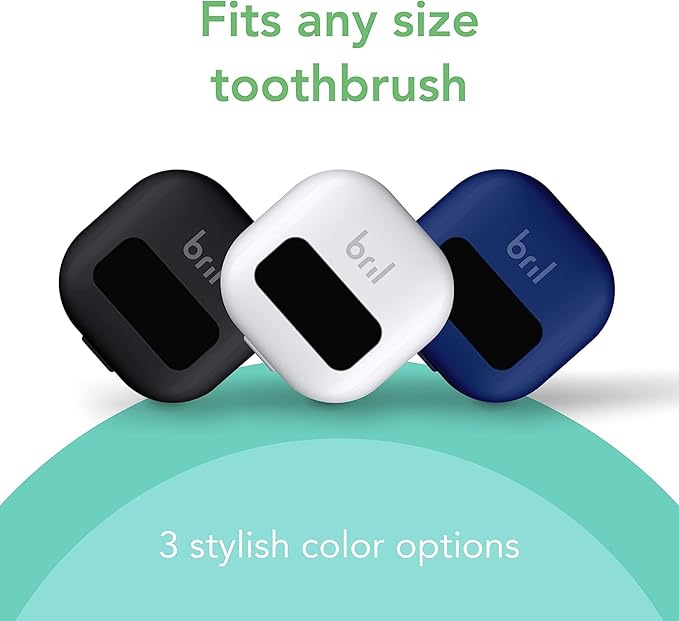 Bril UV-C Toothbrush Sanitizer, Portable Cleaner, Travel Cover, Magnetic Holder, and Rechargeable Case for Any Size Toothbrush, Multi-Pack