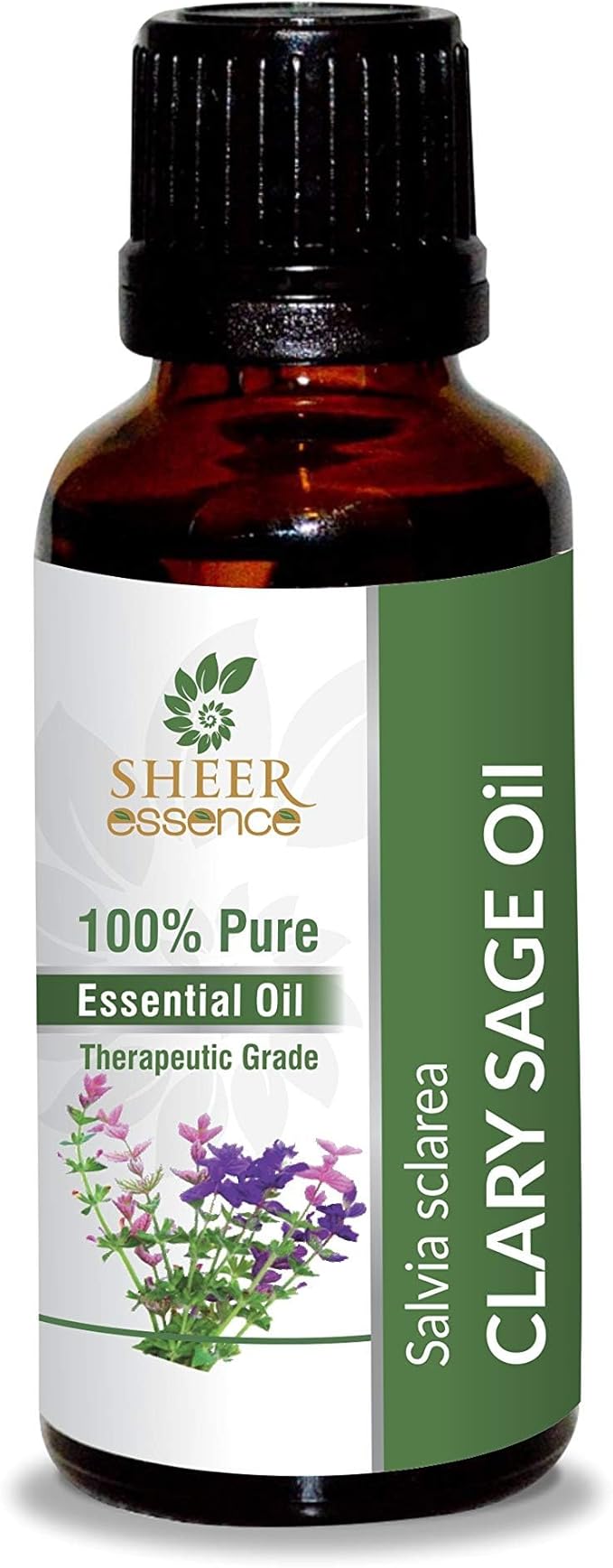 Clary Sage Oil -(Salvia Sclarea)- Essential Oil 100% Pure Natural Undiluted Uncut Therapeutic Grade Oil 33.81 Fl.OZ