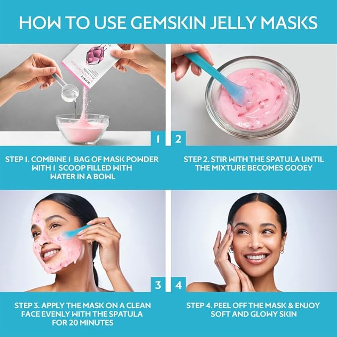 Jelly Mask set of 3 Combo Pack Gold + Topaz + Diamond